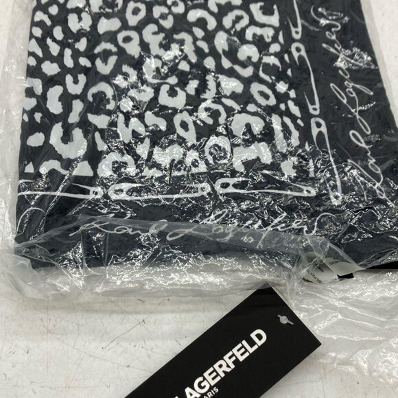 NWT Karl Lagerfeld Scarf Leopard - Picture 6 of 7